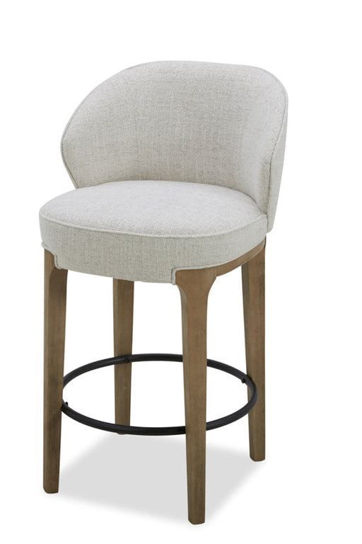 Amelia Fabric 26" Counter Stool - Wheat