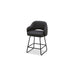 Brody Deluxe Uph. Swivel 26" Counter Stool - Charcoal