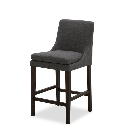 Harbor Fabric 26" Counter Stool - Grey