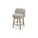 Mia Swivel Fabric 26" Counter Stool - Beige