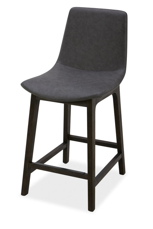 Studio Deluxe Uph. 26" Counter Stool - Charcoal - The Great Escape