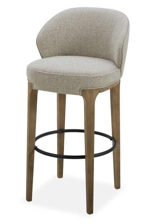 Amelia Fabric 30" Barstool - Beige