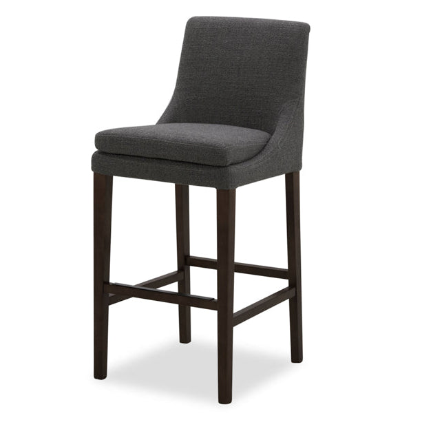 Harbor Fabric 30" Barstool - Grey