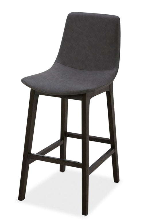 Studio Deluxe Uph. 30" Barstool - Charcoal - The Great Escape