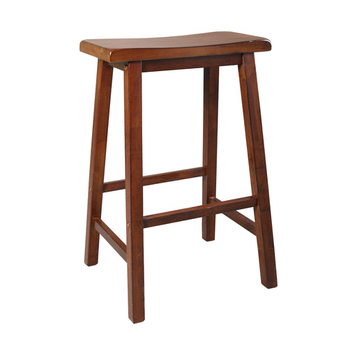 Picture of Sawhorse Backless Stool in Tobacco