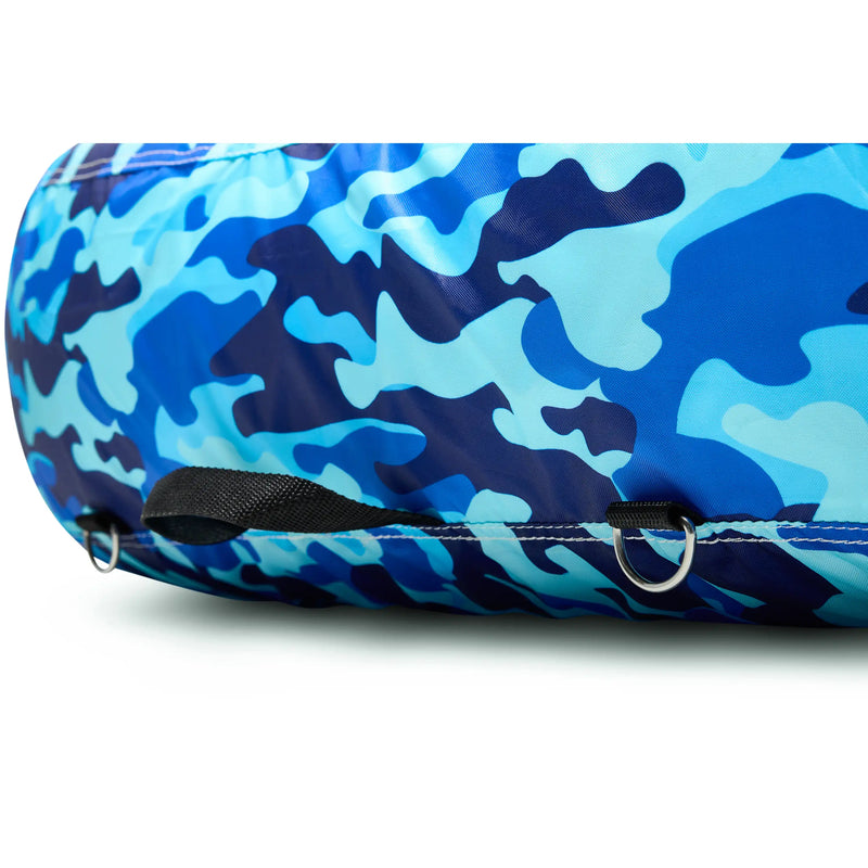 Blue Camo Extendable Lounge Chair - The Great Escape