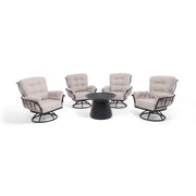 Vera 5 Piece Firepit Chat Group - The Great Escape