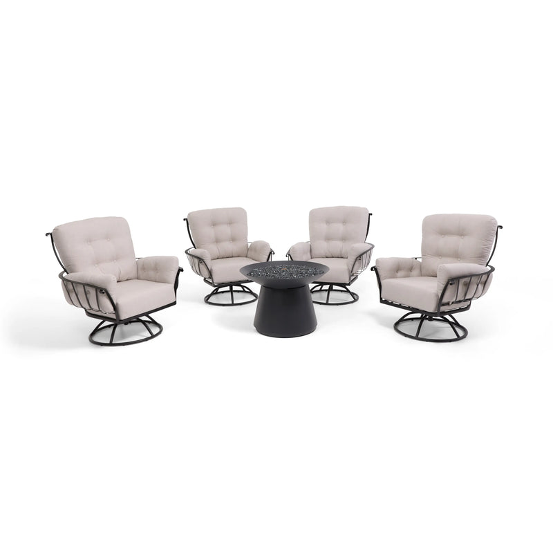 Vera 5 Piece Firepit Chat Group - The Great Escape