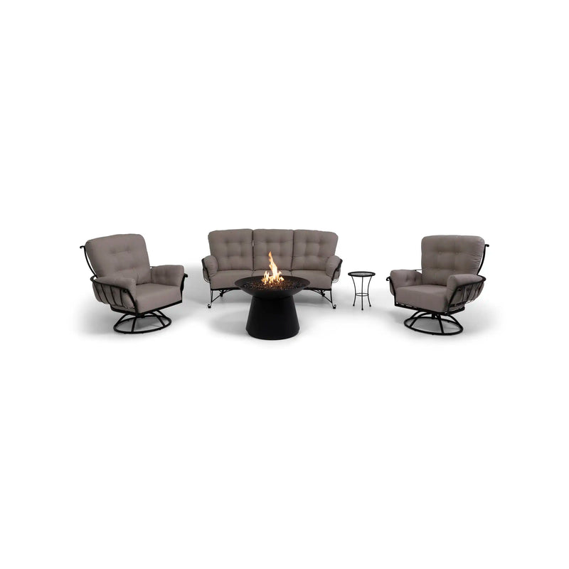 Vera 5 Piece Sofa Firepit Chat Group - The Great Escape
