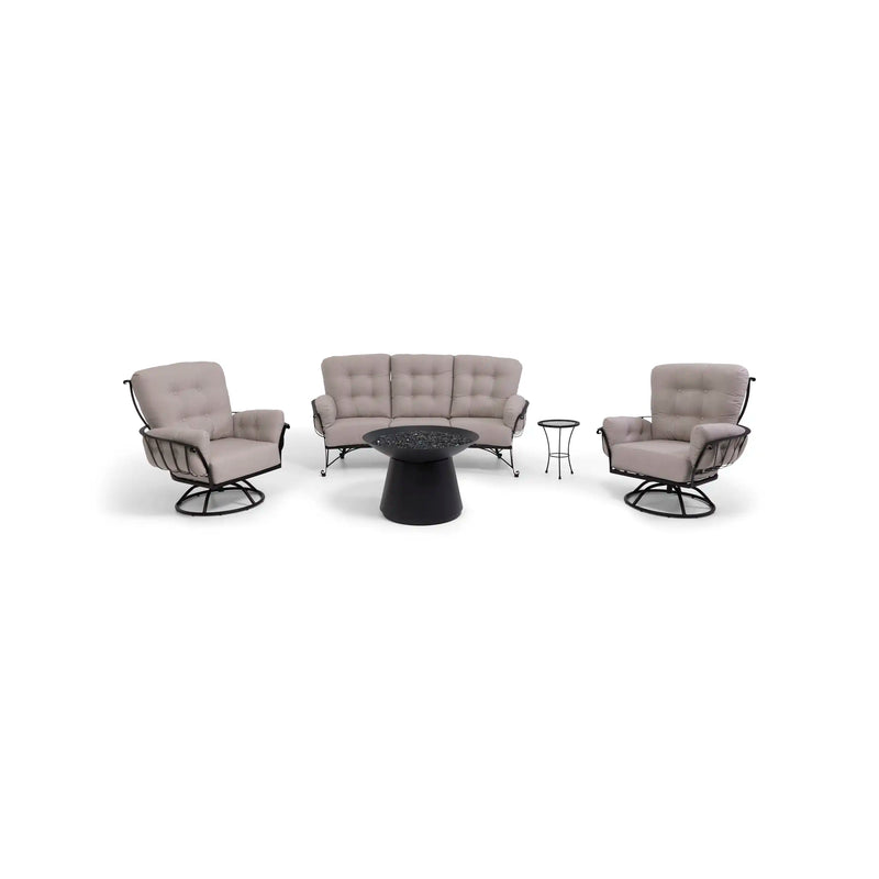 Vera 5 Piece Sofa Firepit Chat Group - The Great Escape