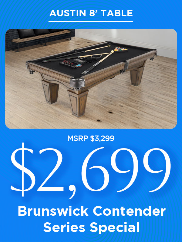 Brunswick Contender Series Special: Austin 8' Table NOW $2600