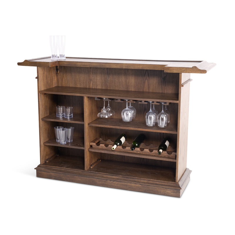 New Bar Back Angle with Glassware The Great Escape