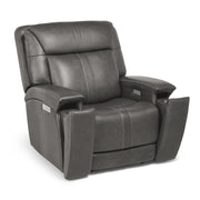 Nova Grey Immersive Audio Recliner Cup Holders Side The Great Escape