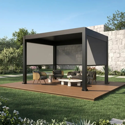 10'x13' Nusa Modern Louver Pergola - The Great Escape