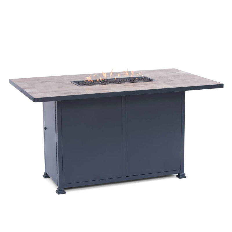42" X 72" Urban Counter Height Fire Table W/ Lid - The Great Escape