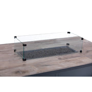  42" X 72" Urban Counter Height Fire Table W/ Lid - The Great Escape