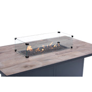 42" X 72" Urban Counter Height Fire Table W/ Lid - The Great Escape