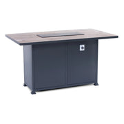 42" X 72" Urban Counter Height Fire Table W/ Lid - The Great Escape