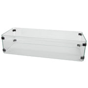 10" x 30" Rectangle Glass Wind Guard - The Great Escape