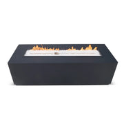 25"x65" Forma Modern Fire Table W/ Lid - The Great Escape