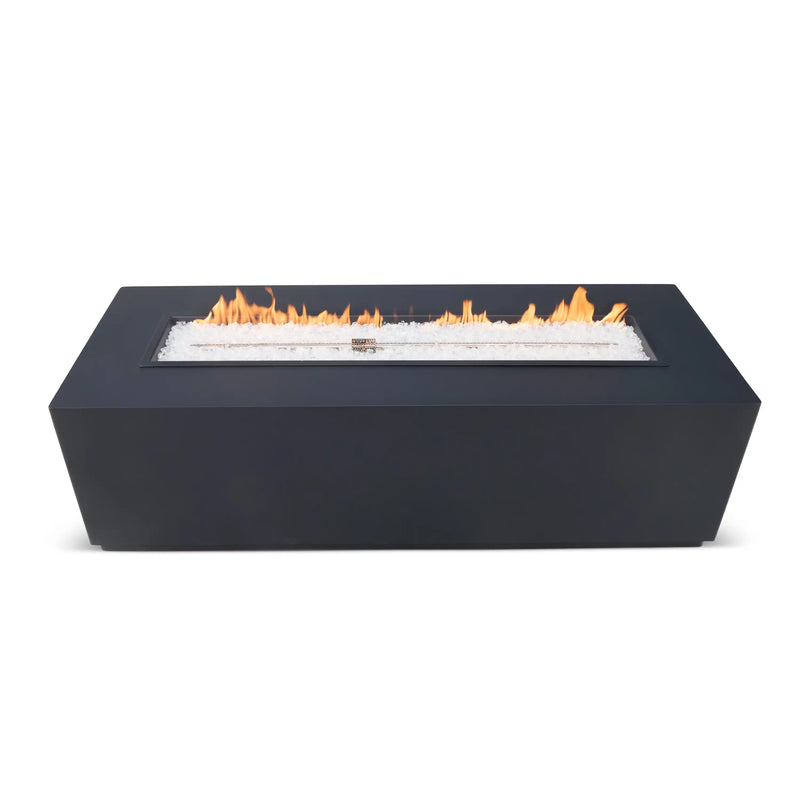 25"x65" Forma Modern Fire Table W/ Lid - The Great Escape