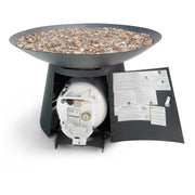 36" Basso Chat Steel Fire Table - The Great Escape