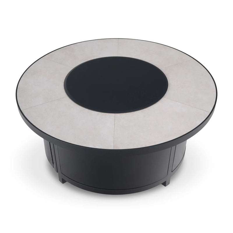 42" Capri Summit Grey Fire Table W/ Lid - The Great Escape