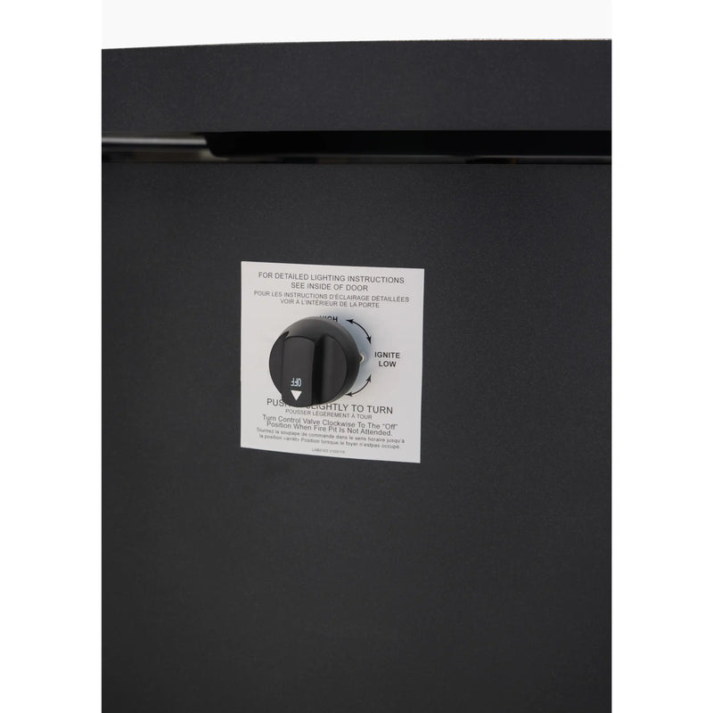 42" Capri Summit Grey Fire Table W/ Lid - The Great Escape