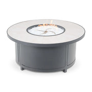 42" Capri Summit Grey Fire Table W/ Lid - The Great Escape