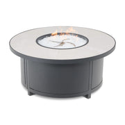 42" Capri Summit Grey Fire Table W/ Lid - The Great Escape