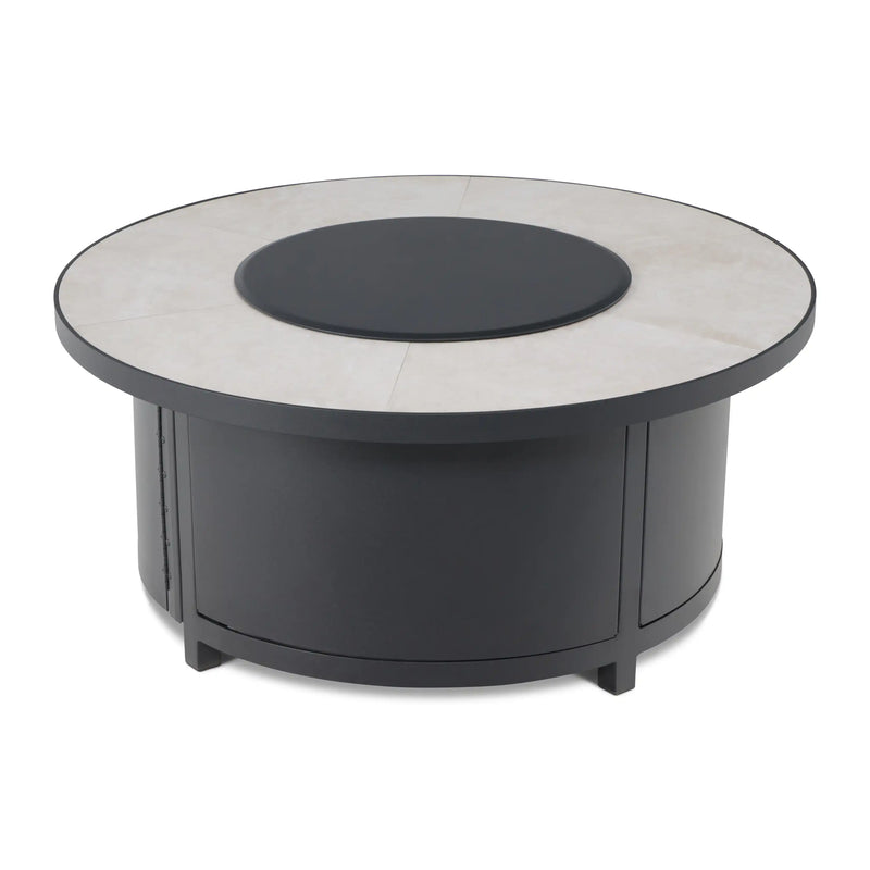 42" Capri Summit Grey Fire Table W/ Lid - The Great Escape