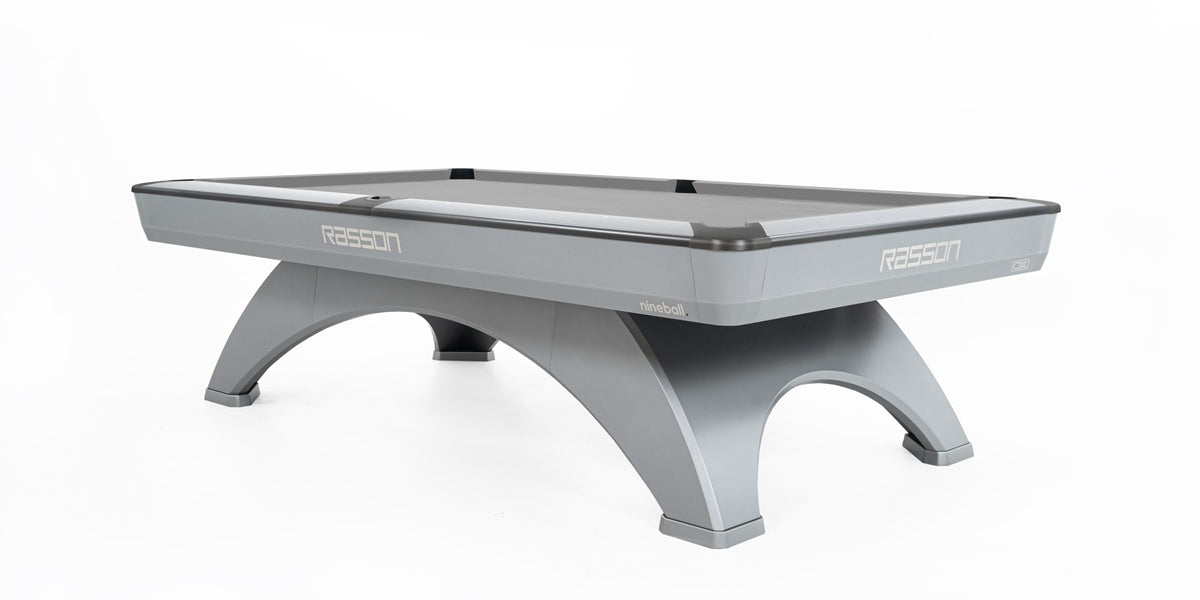 Gray Quadra II 89 スノーボード　GS アルフレホール 9' OXII Billiard Table With Drop Pockets - Silver Fluorocarbon