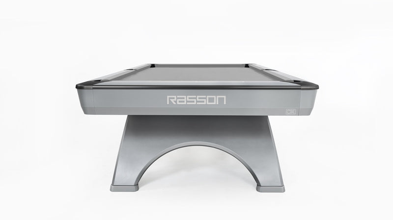 8' OXII Billiard Table - Silver Fluorocarbon - The Great Escape