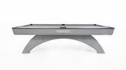 8' OXII Billiard Table - Silver Fluorocarbon - The Great Escape