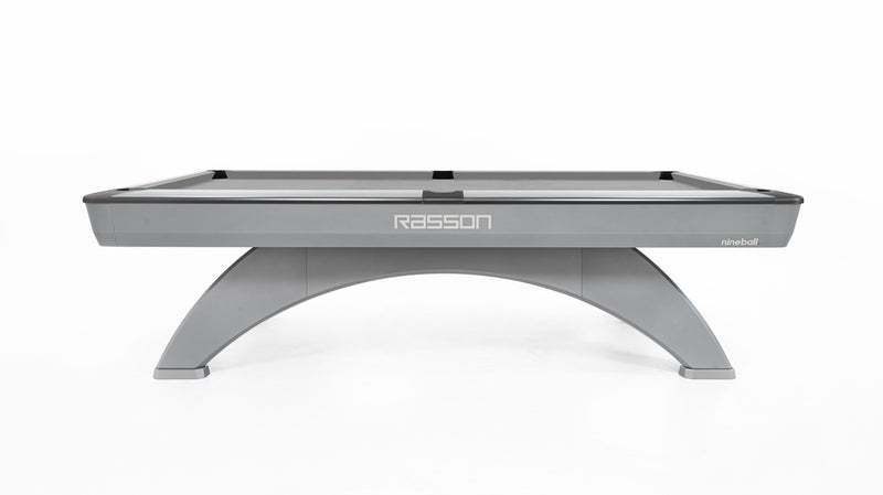 8' OXII Billiard Table - Silver Fluorocarbon - The Great Escape