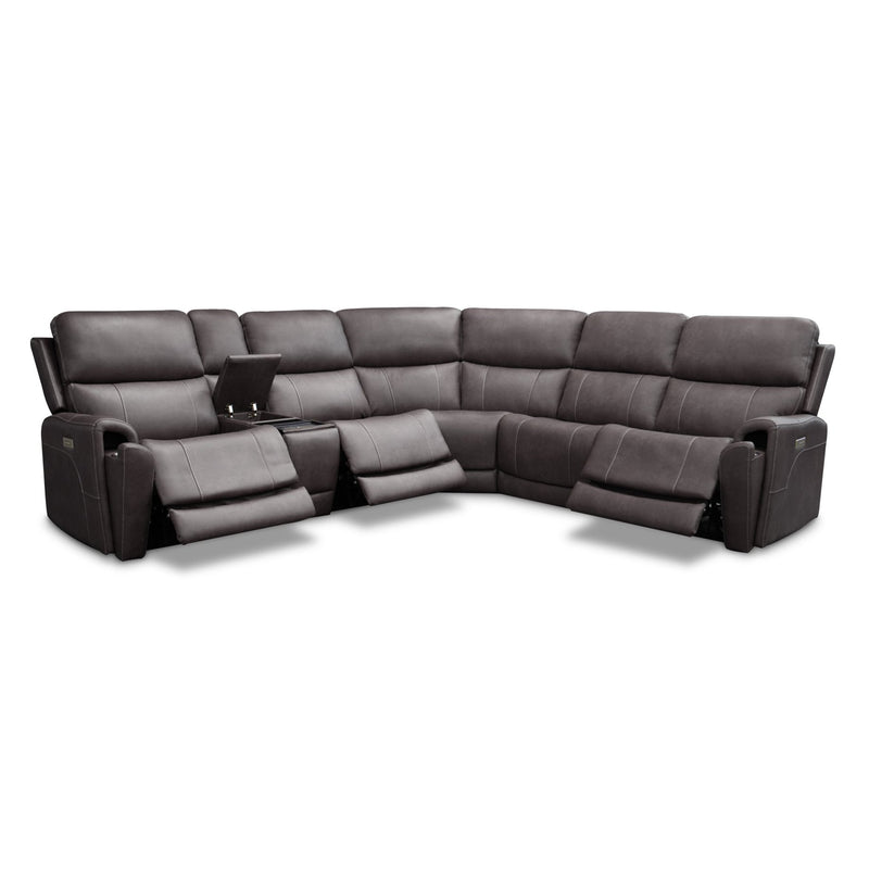 Picture of Owen Smoke 6 Piece Motion Sectional