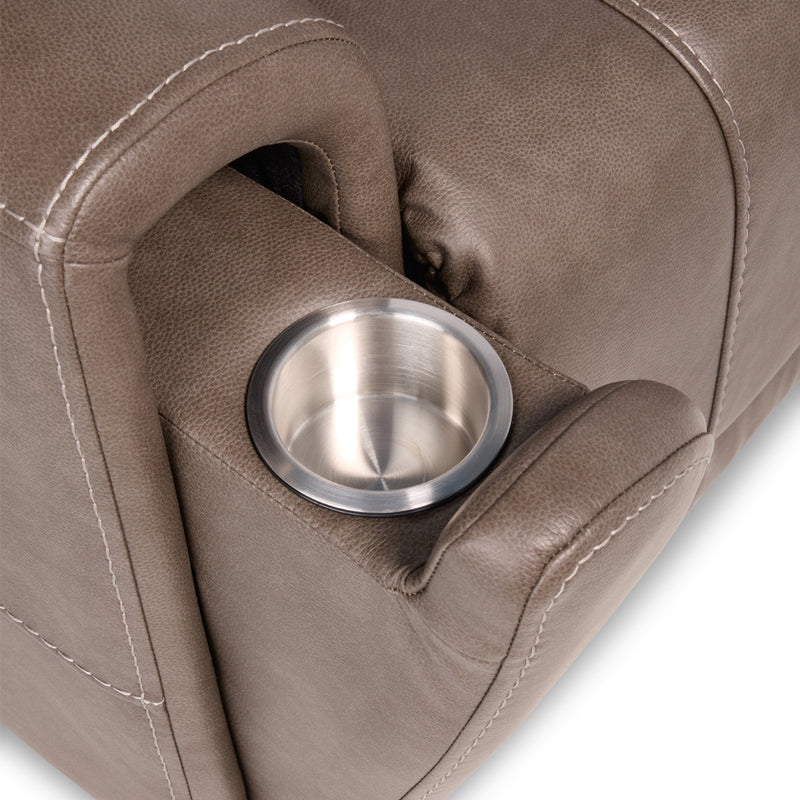 Owen Smoke Power Massage Recliner Cup Holder Detail 2 The Great Escape