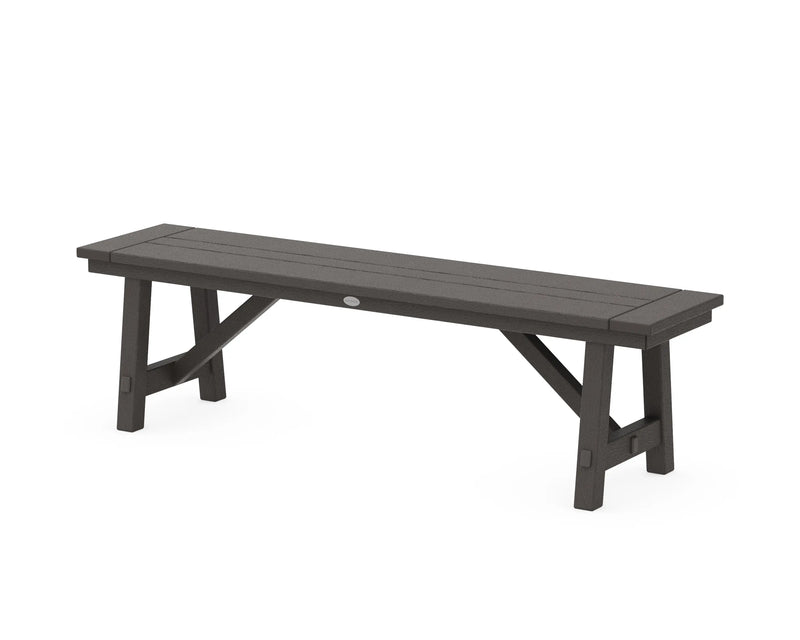 60 Inch Rustic Farmhouse Backless Bench - The Great Escape