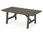 39x75 Inch Rectangle Rustic Farmhouse Dining Table - The Great Escape