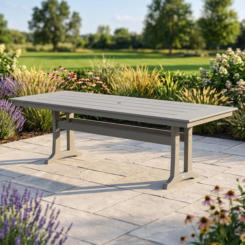 38"x96" Farmhouse Trestle Dining Table - The Great Escape