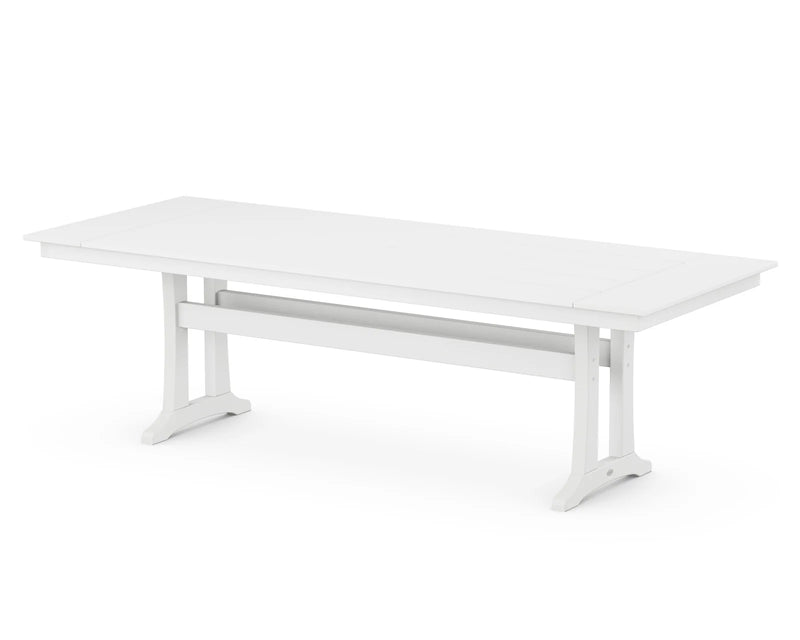 38"x96" Farmhouse Trestle Dining Table - The Great Escape