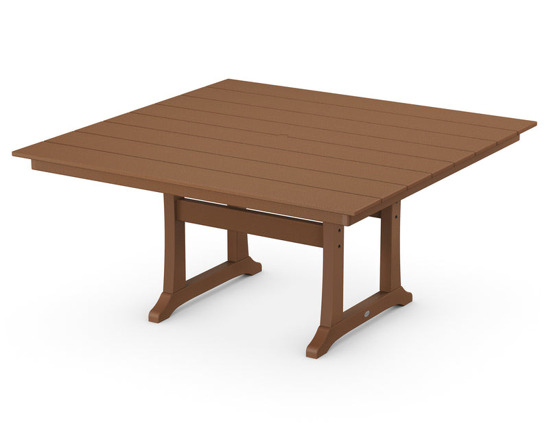 59" Farmhouse Trestle Dining Table - The Great Escape