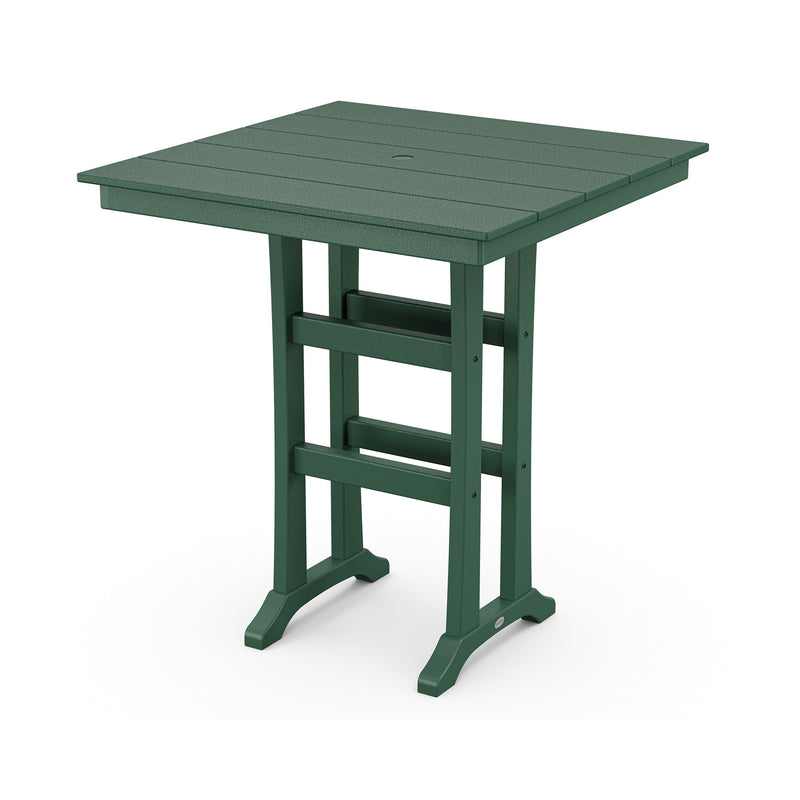 37" Farmhouse Trestle Bar Table - The Great Escape