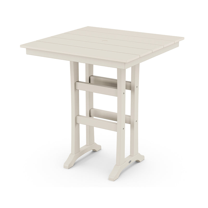 37" Farmhouse Trestle Bar Table - The Great Escape