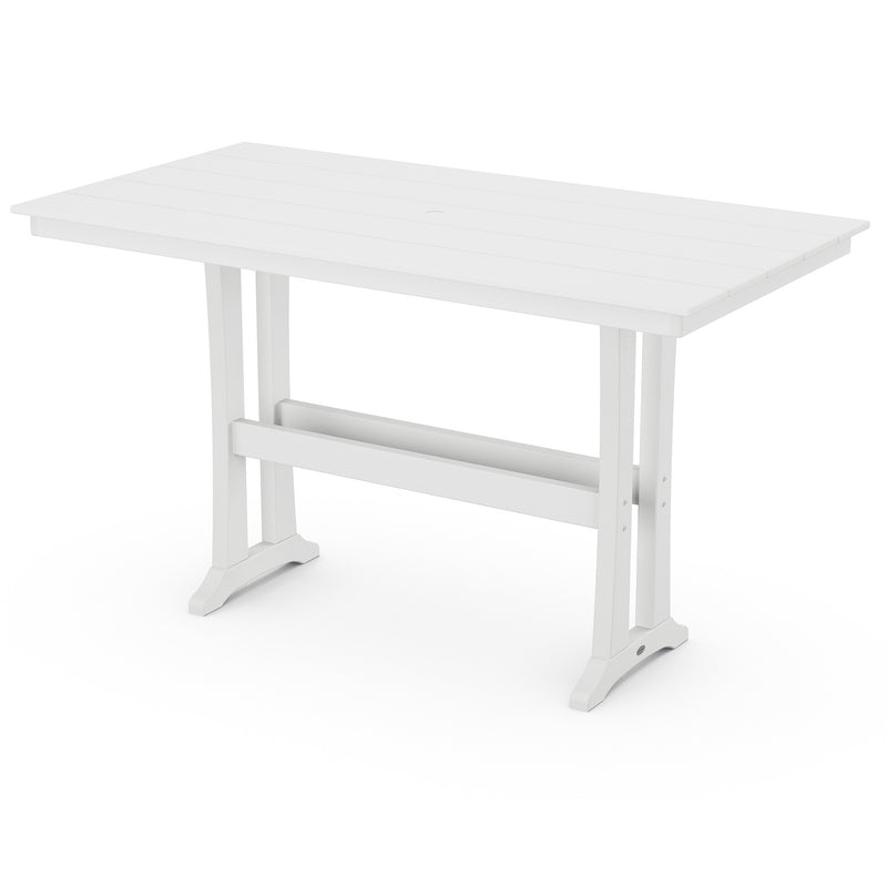 37"x72" Farmhouse Trestle Bar Table - The Great Escape