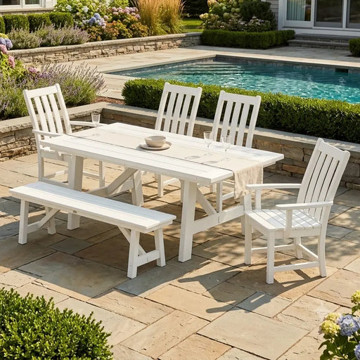 Vineyard 6 Piece Dining Set - The Great Escape