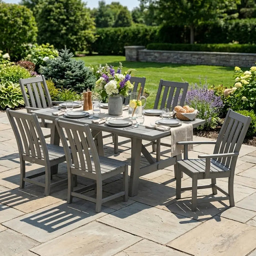 Vineyard 7 Piece Dining Set - The Great Escape