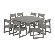 Picture of Edge Side Chair 9 Piece Dining Set W/ Trestle Legs