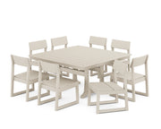 Picture of Edge Side Chair 9 Piece Dining Set W/ Trestle Legs