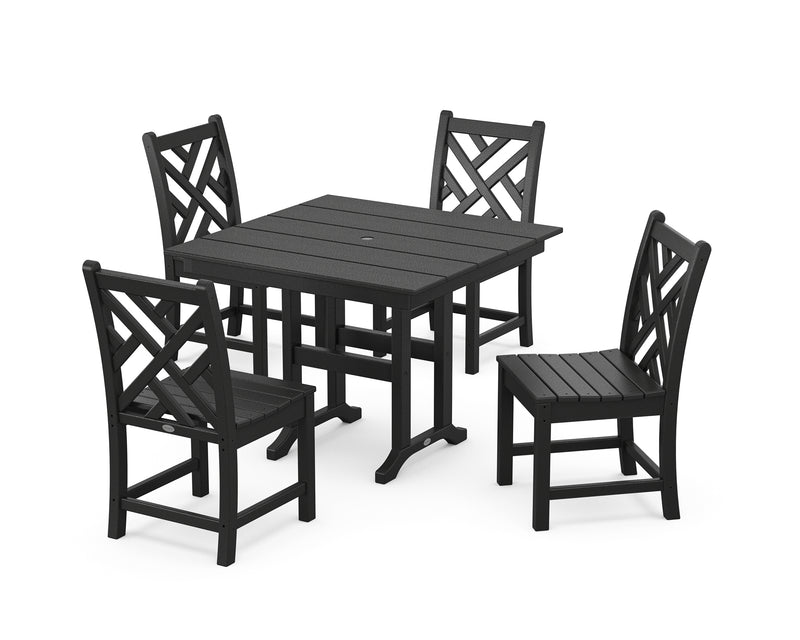 Picture of Chippendale Side Chair 5 Piece Farmhouse Dining Set